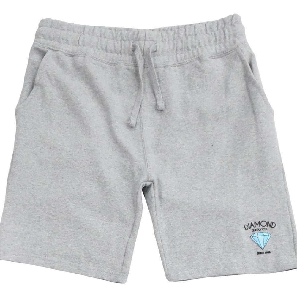 New Diamond Supply Co Gray/Blue Mens Sweat Shorts
